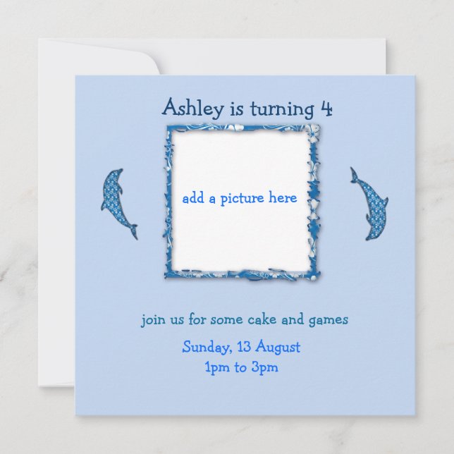 Jag fyller år inbjudningar (Framsida)