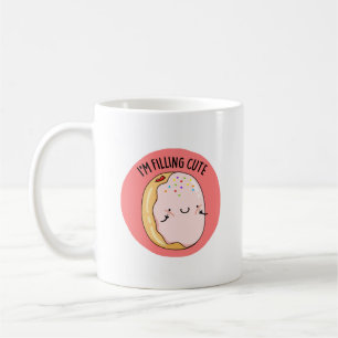 Jag fyller Cute Funny Jelly Donut Pun Kaffemugg