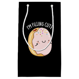 Jag fyller Cute Funny Jelly Donut Pun Mörk BG