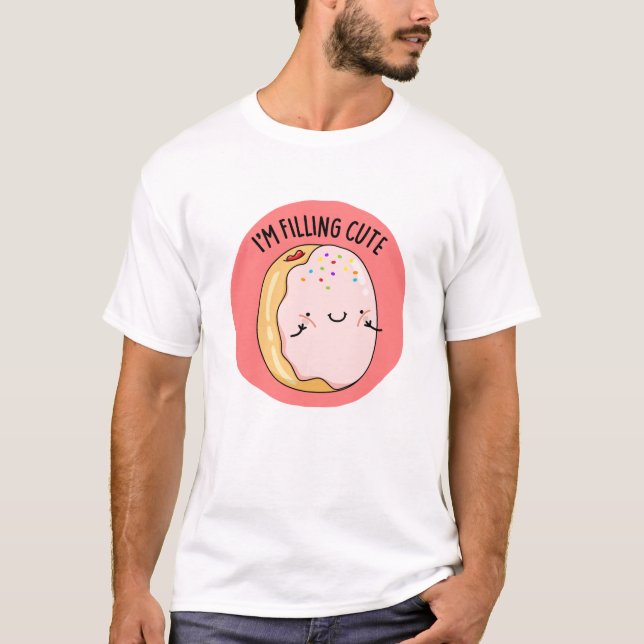 Jag fyller Cute Funny Jelly Donut Pun T Shirt (Framsida)