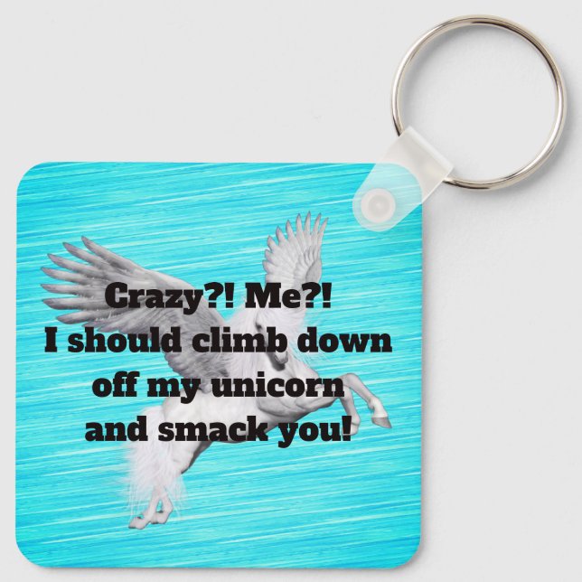 Jag? Galet? Nyckelring (Baksida)