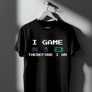 Jag Gamar Därför Är Jag Pixel Art Gamer T Shirt