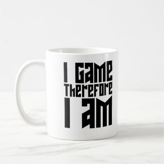 Jag Game, därför är jag det. Kaffemugg
