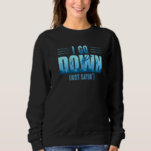 Jag går bara ner och sayin'Diving Master Scuba Div T Shirt
