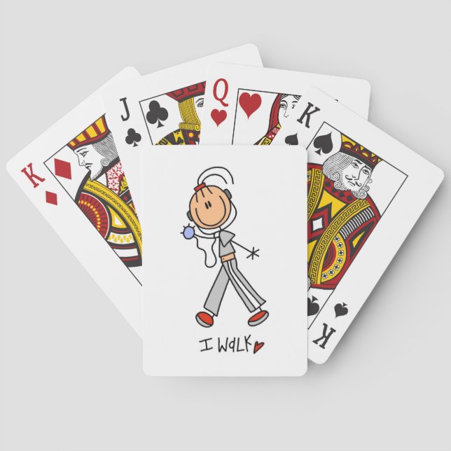 Jag går casinokort (Baksidan)