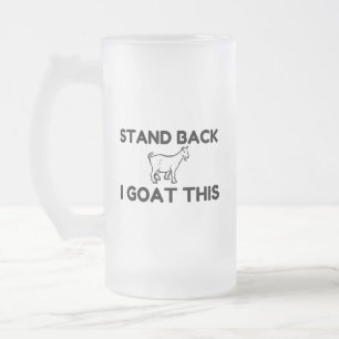 Jag går den här frostat ölglas