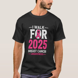 Jag går för 2025, Breast Cancer Manar Basic-Shirt T Shirt