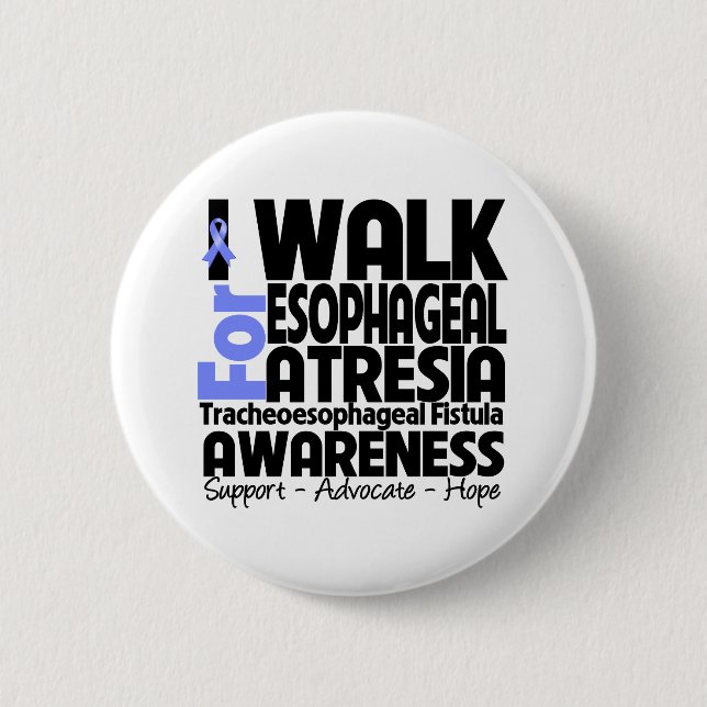 Jag går för Atresia Awareness Knapp (Framsida)