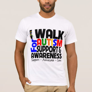 Jag går för Autismmedvetenhet Tee Shirt