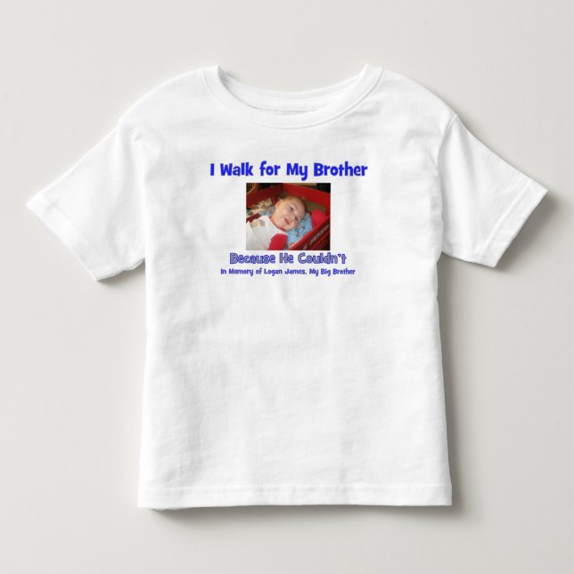 Jag går för min bror t-shirt (Framsida)