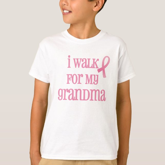 Jag går för min mormor tee shirt (Framsida)