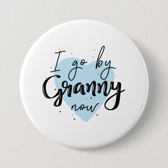 Jag går förbi Granny nu Knapp (Framsida)
