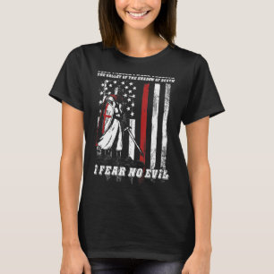 Jag går genom dalen med döden jag fruktar nej E T Shirt