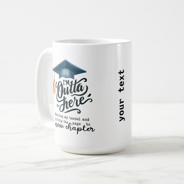 Jag går härifrån kaffemugg (Framsida vänster)