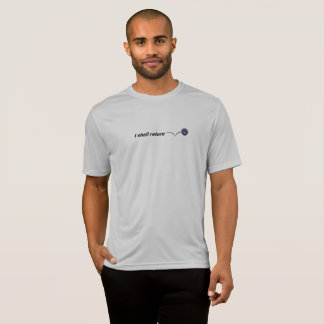 Jag går inomhus Pickleball fuktighet Wicking Tee Shirt