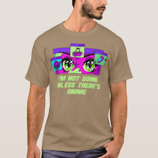 Jag Går Inte Om Det Inte Finns Anime Introvert Ani T Shirt