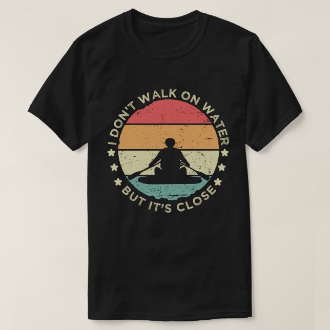 Jag Går Inte På Vatten T Shirt (Design framsida)