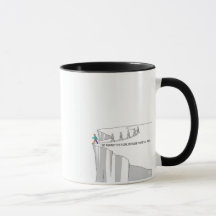 Jag går mot strömmen – Inspirerande kaffemugge