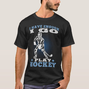Jag går och spelar Hockey Icehockey Young Icehocke T Shirt