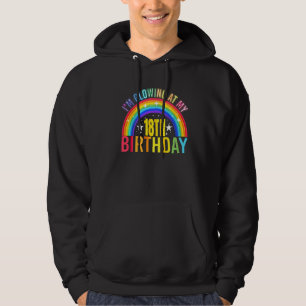 Jag går på min artonde Födelsedagsfest 18 år gamma Hoodie