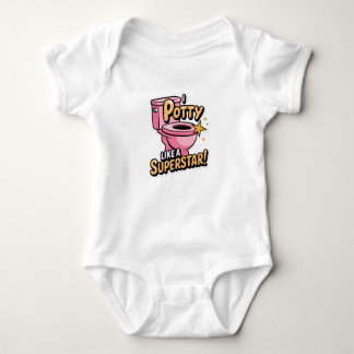 Jag går på potty som en superstjärna t shirt