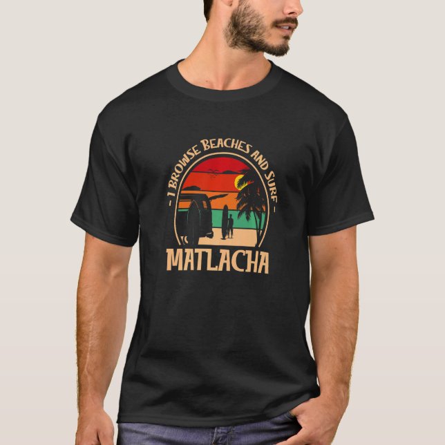 Jag går på stränder och Surfa 16 T Shirt (Framsida)