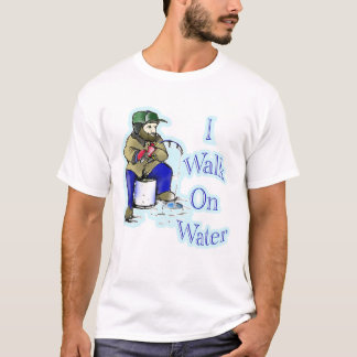 Jag går på vatten tee shirt