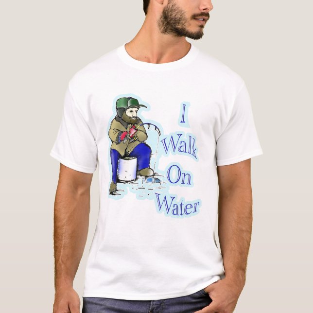 Jag går på vatten tee shirt (Framsida)