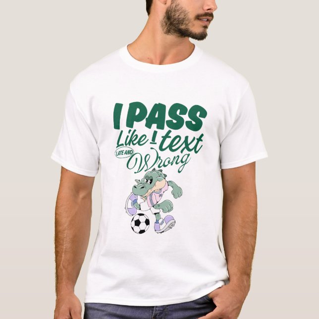 Jag går som jag sms, sen och felaktig t shirt (Framsida)
