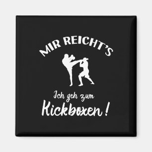 Jag går till kickboxning - Kick-boxer Kickboxing Magnet