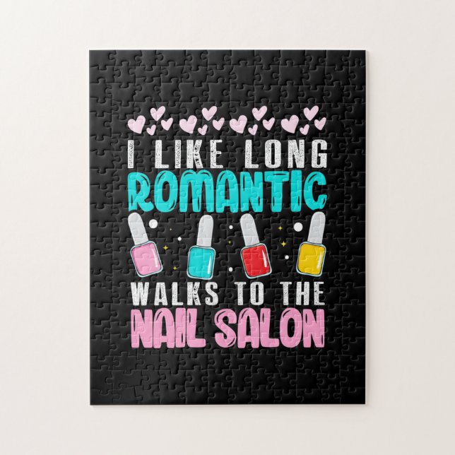 Jag går till Nail Salon Pussel (Vertikal)