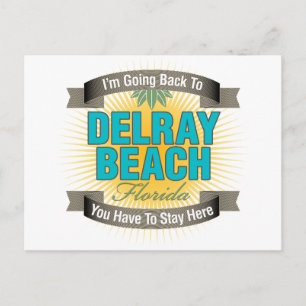 Jag går tillbaka till (Delray Beach) Vykort