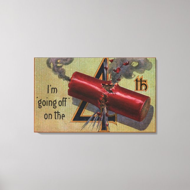 Jag går ut på fjärde nummer 2 canvastryck (Framsida)