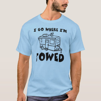 Jag går var I-förmiddagen bogserade Tee Shirt
