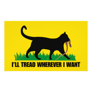 Jag Går var jag vill Fototryck