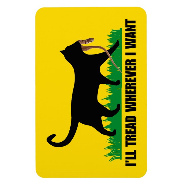 Jag Går var jag vill Magnet (Vertikal)