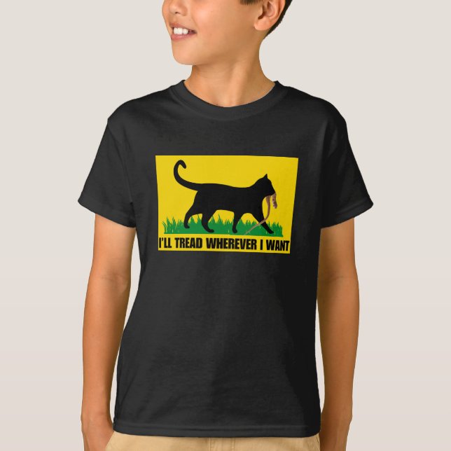 Jag Går var jag vill T Shirt (Framsida)