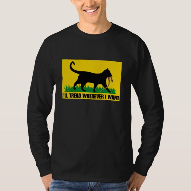 Jag Går var jag vill T Shirt (Framsida)