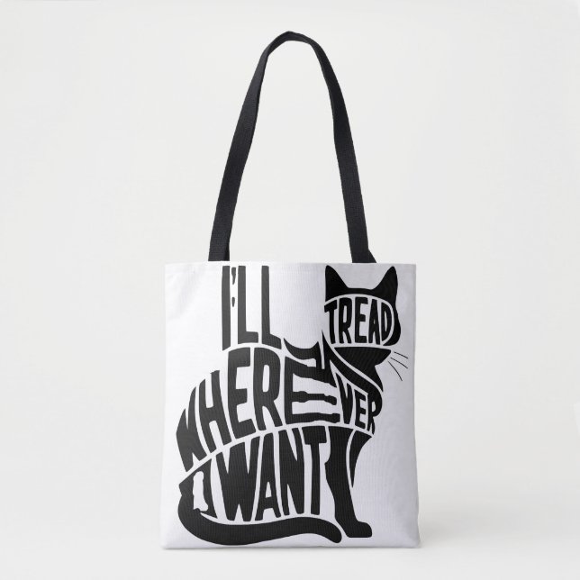 Jag Går var jag vill... Tygkasse (Framsida)