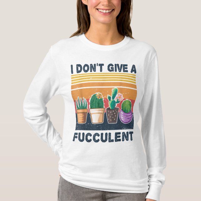 Jag Garden Retro  Plant Älskare M T Shirt (Framsida)