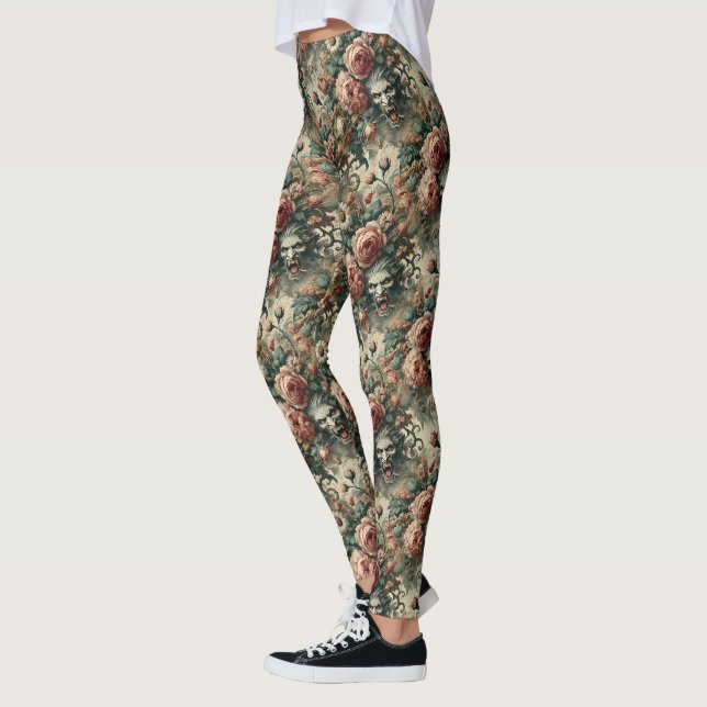 Jag gav den Bett - gotiic Victorian Leggings (Vänster)