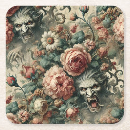 Jag gav den Bett - gotiic Victorian Underlägg Papper Kvadrat