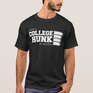 Jag gav en högskolasnygg man en utbildning t-shirt