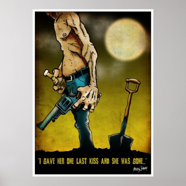 "Jag gav henne en sista gång och hon var Borta." Poster (Framsidan)