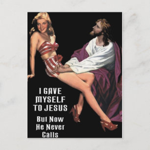 Jag gav mig själv till Jesus Vykort