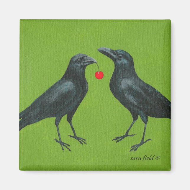 Jag gav min kärlek en körsbär magnet (Framsidan)