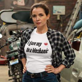 Jag gav mitt hjärta till en mekanisk t shirt