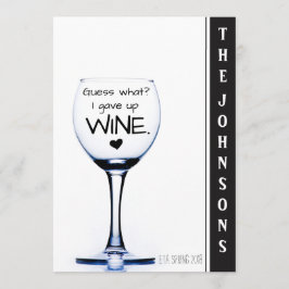 Jag gav upp Vin-meddelande om Gravid Meddelande