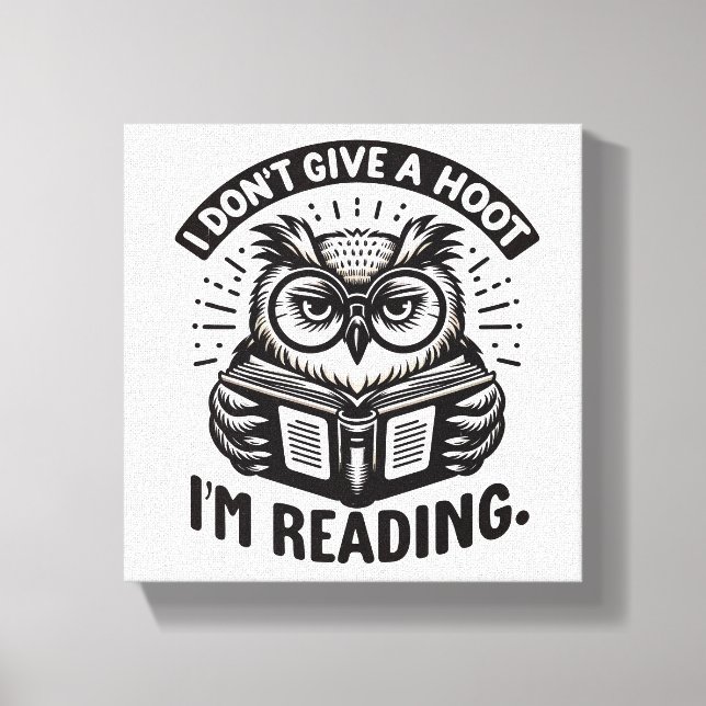 Jag Ge A Hoot Canvastryck (Framsida)