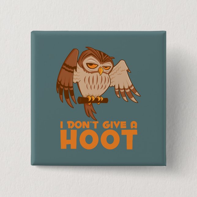 Jag Ge A Hoot Uggla Knapp (Framsida)